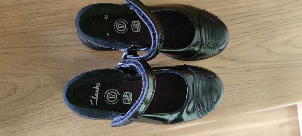 Jak nowe Clarks 29 baleriny pantofelki dla dziewczynki