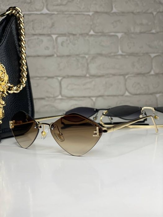 Сонцезахисні окуляри Fendi жіночі | Хіт сезону | 3 кольори | нові