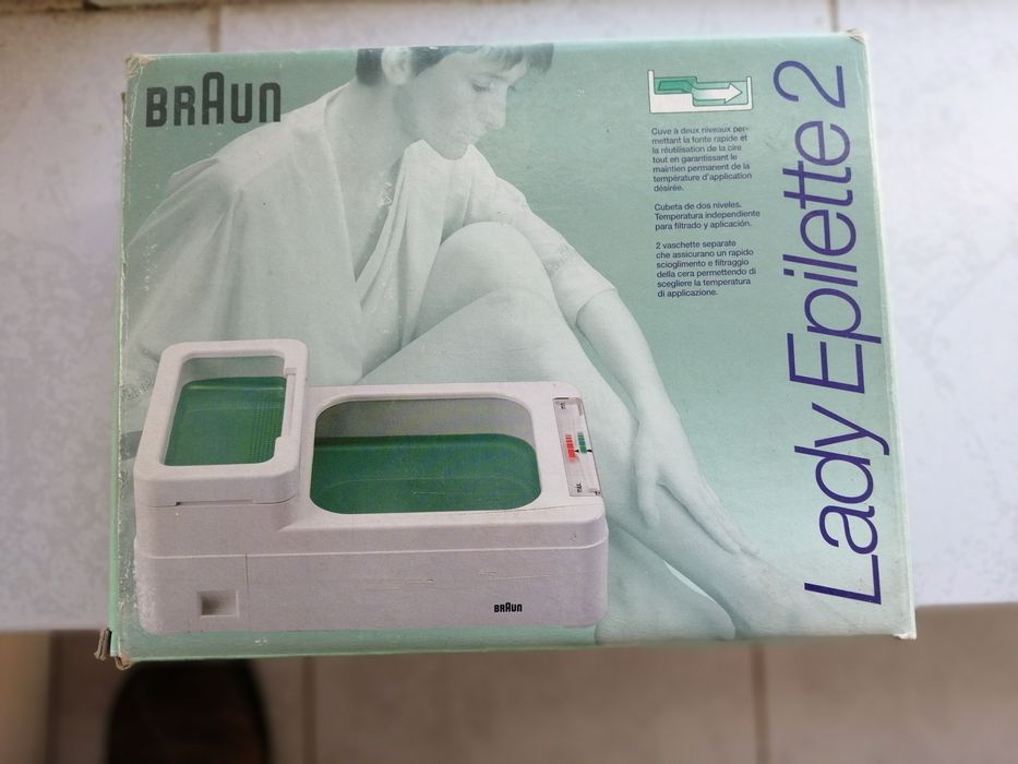 Depiladora de cera quente da Braun