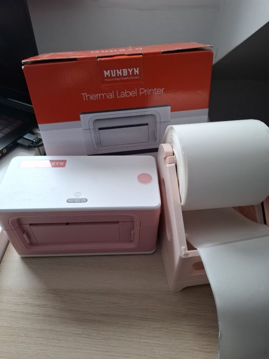 Termiczna Drukarka Etykiet MUNBYN ITPP941 plus akcesoria i papier