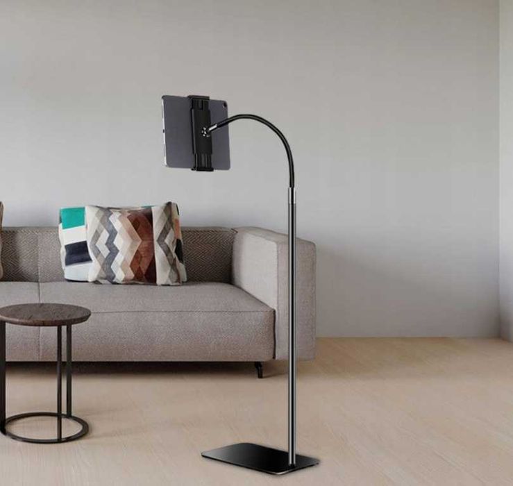 Stojak podłogowy na tablet Obrotowy uchwyt 120 cm METALOWY