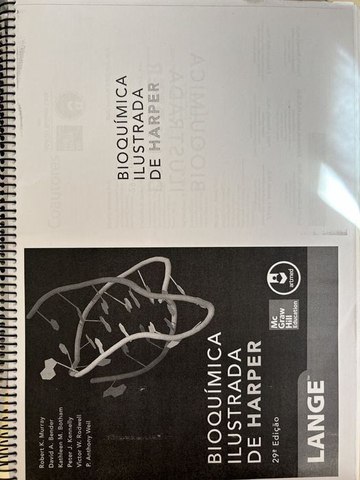 Livro “Bioquímica ilustrada de Harper” impresso