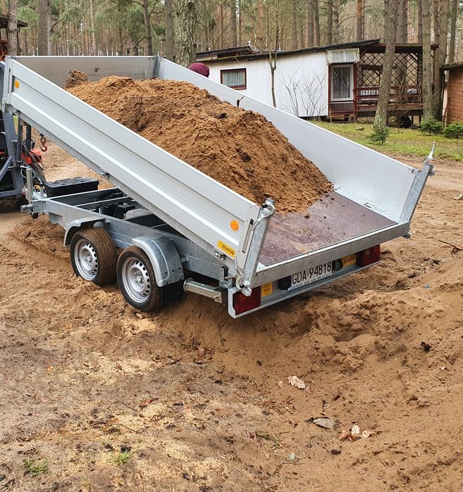 Wynajem przyczepka wywrotka najazdy