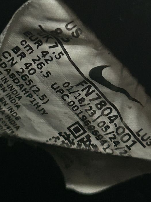 Nike Air force 1 preto Tam. 42