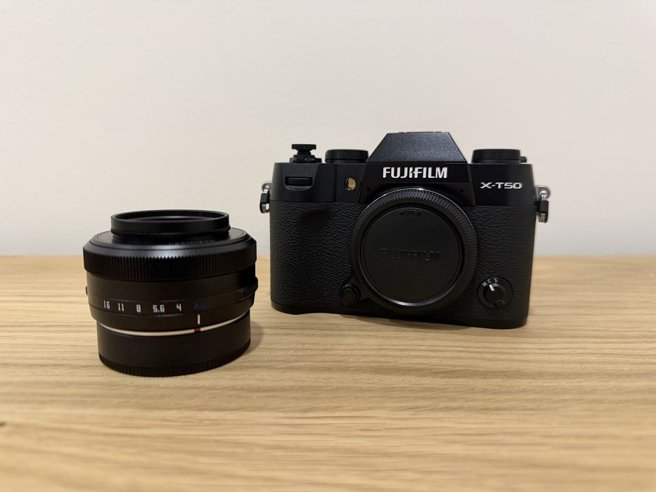 Fujifilm X-T50 + TTArtisan AF 27mm F2.8 + 2 Baterias Extra | Como Nova
