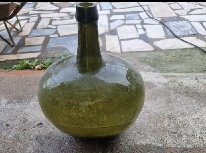 Garrafão de vidro decorativa