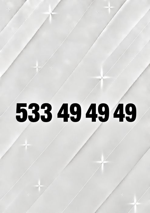 533.49.49.49 Złoty numer telefonu