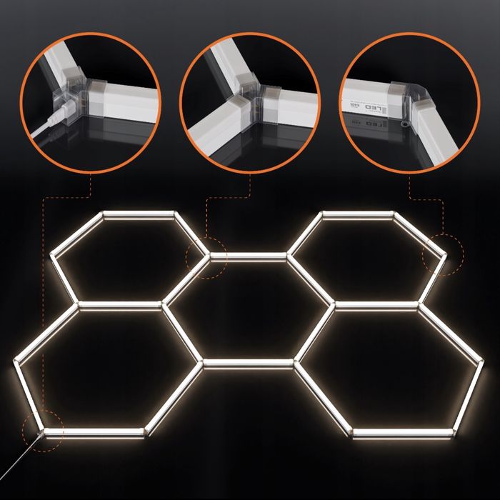 Zestaw 5 lamp LED