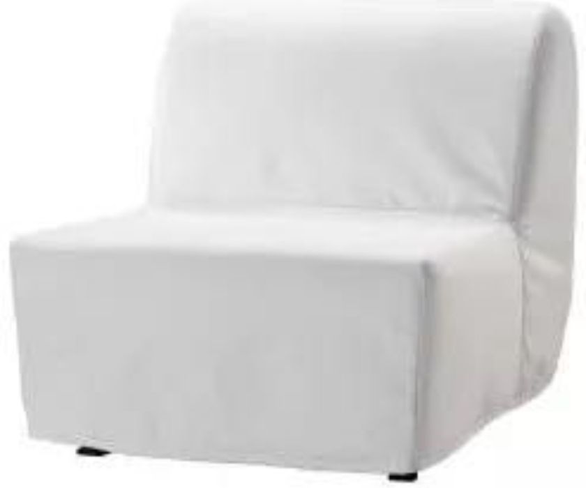 Ikea Lycksele pokrycie fotela  rozkładanego Ransta biały