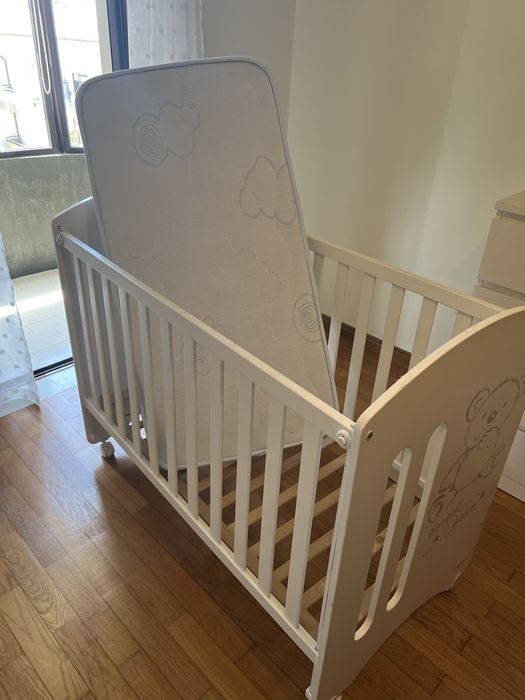 Cama Micuna Sweet Bear Basic Branco 120x60cm