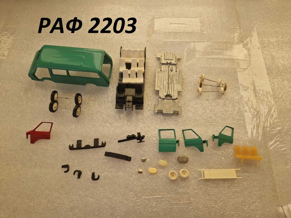 Запчасти 1:43 СССР на модель Москвич ГАЗ ВАЗ УАЗ РАФ Камаз Волга