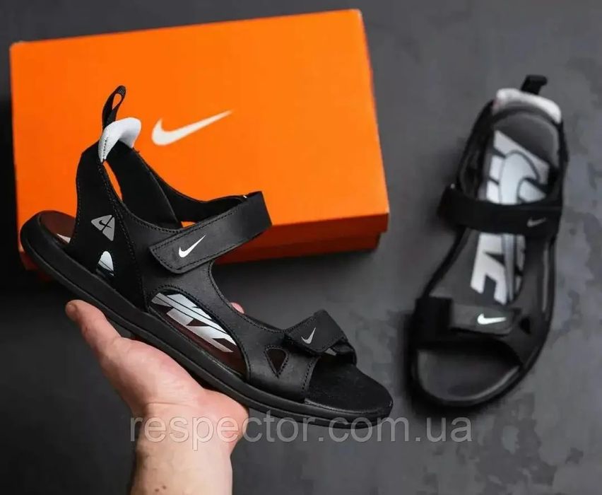 Nike шкіряні чоловічі сандалі босоніжки мужские сандалии босоножки