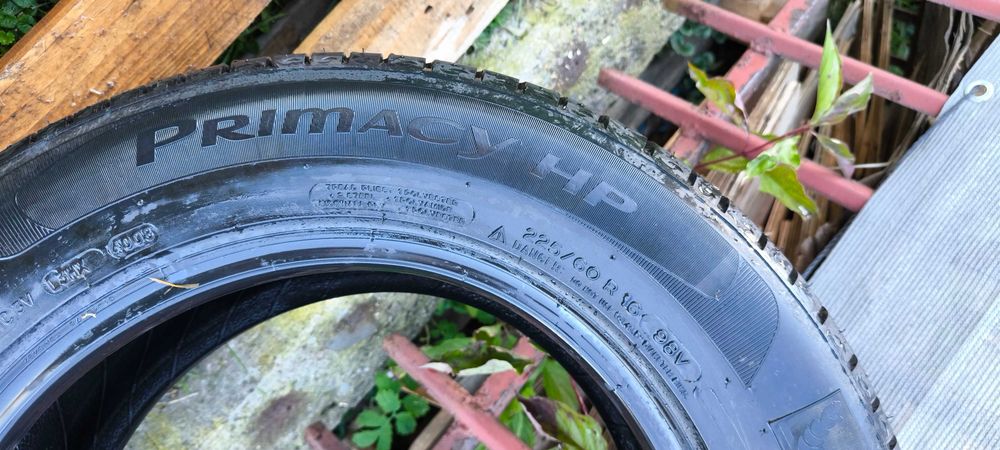 Opona Lato Michelin Primacy HP 225/60R16 Nowa z Zapasu
