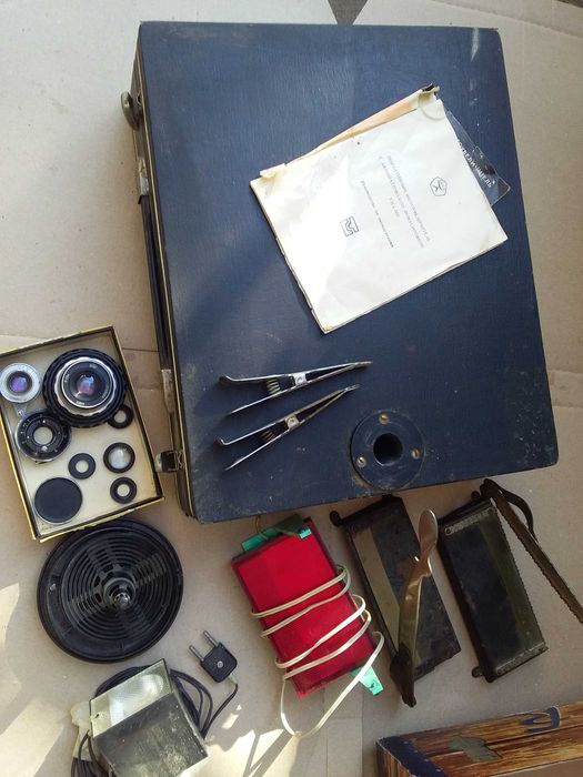 Фотоувеличитель УПА-603, фотоапарати 3шт