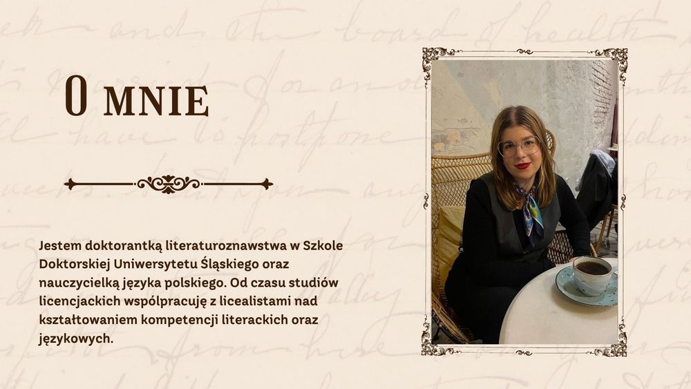 Korepetycje Język Polski | Doktorantka i nauczycielka języka polskiego