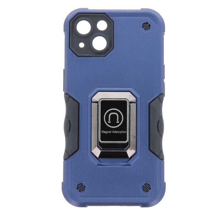Plecki, Etui Pancerne Defender Bulky do Apple Iphone 12 granatowy