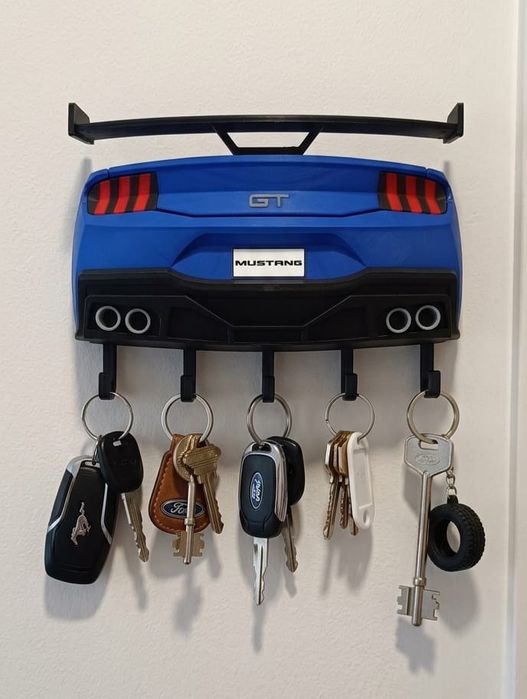 Suporte Chaves Ford Mustang GT - Decoração Garage/Carro - Novo