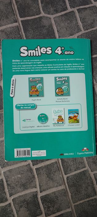 Manual Smiles 4.º Ano - Pupil's Book (Inglês)
