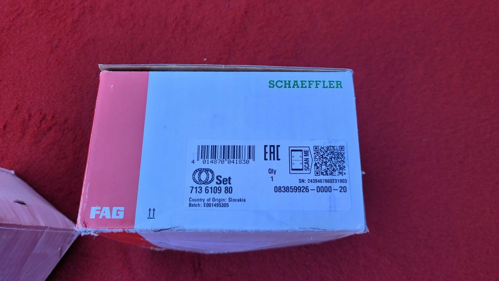 Łożysko koła przód FAG - NOWE!!