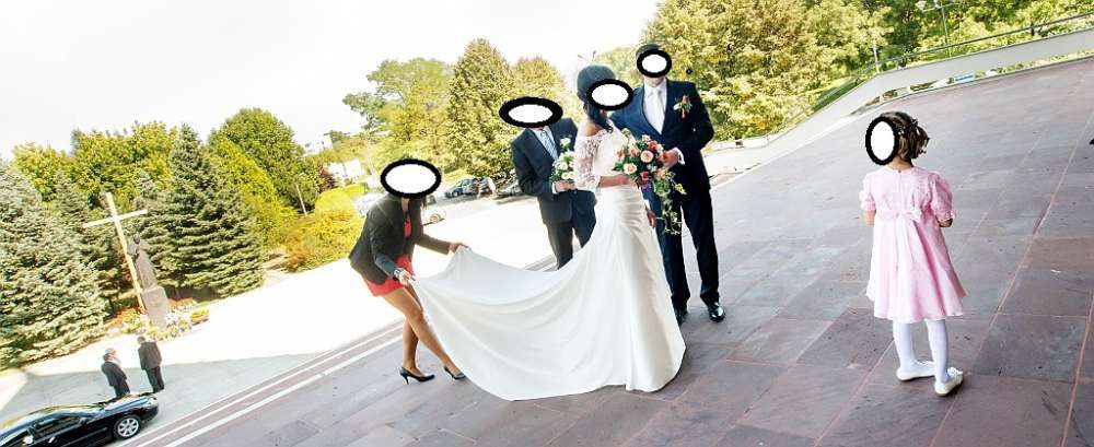 Piękna suknia ślubna