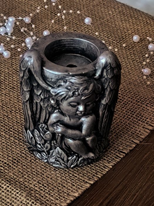Świecznik tealight aniołek
