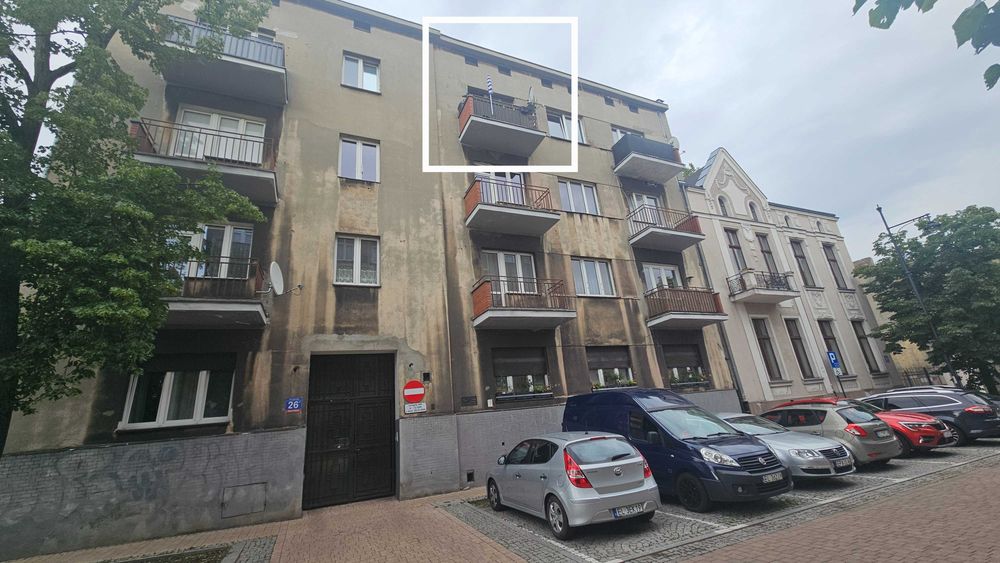 Mieszkanie 58,4 m²  balkon, KW – ul. Lipowa, Łódź
