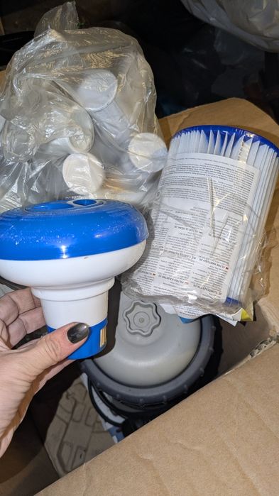 Piscina Intex 3 X 2 X 0.75 com bomba e acessórios