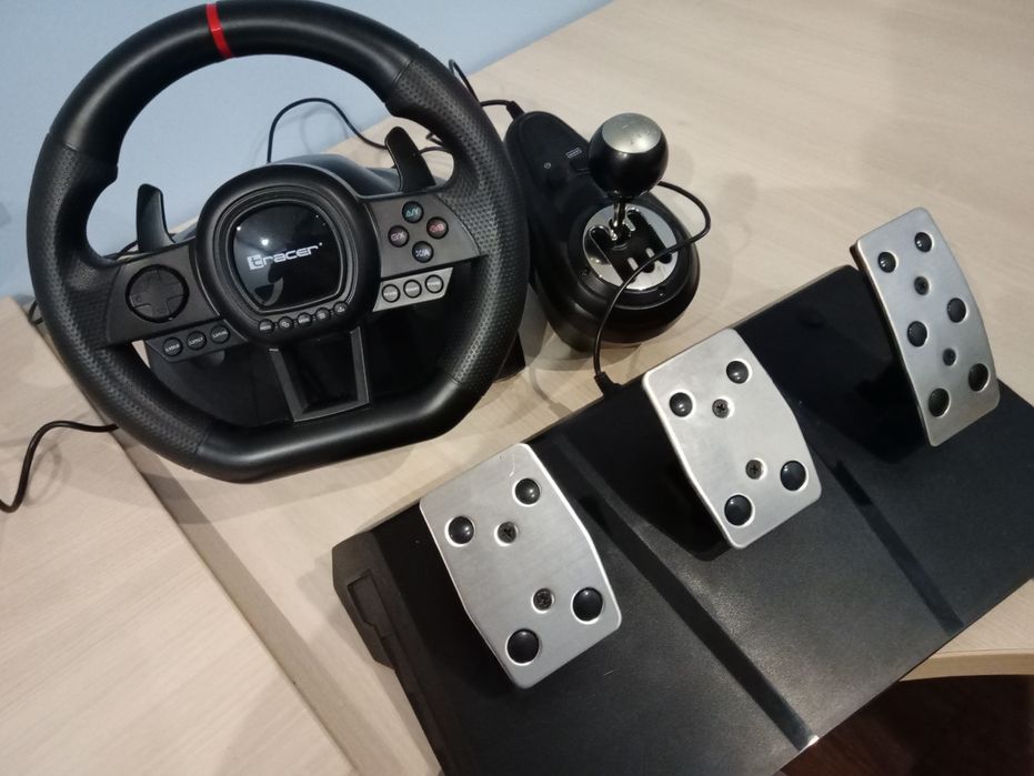 Kierownica sprzęgło, hamulec, gaz  od firmy tracer 6 in 1