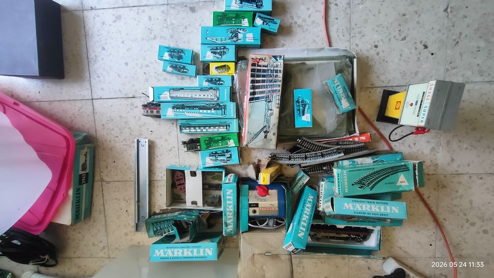 Comboio antigo marklin 2963 e acessórios