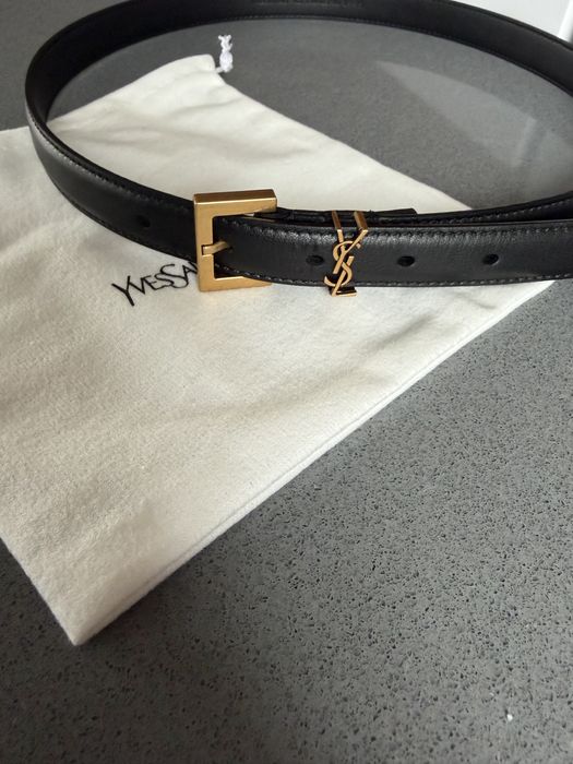 YSL pasek  czarny 95 cm