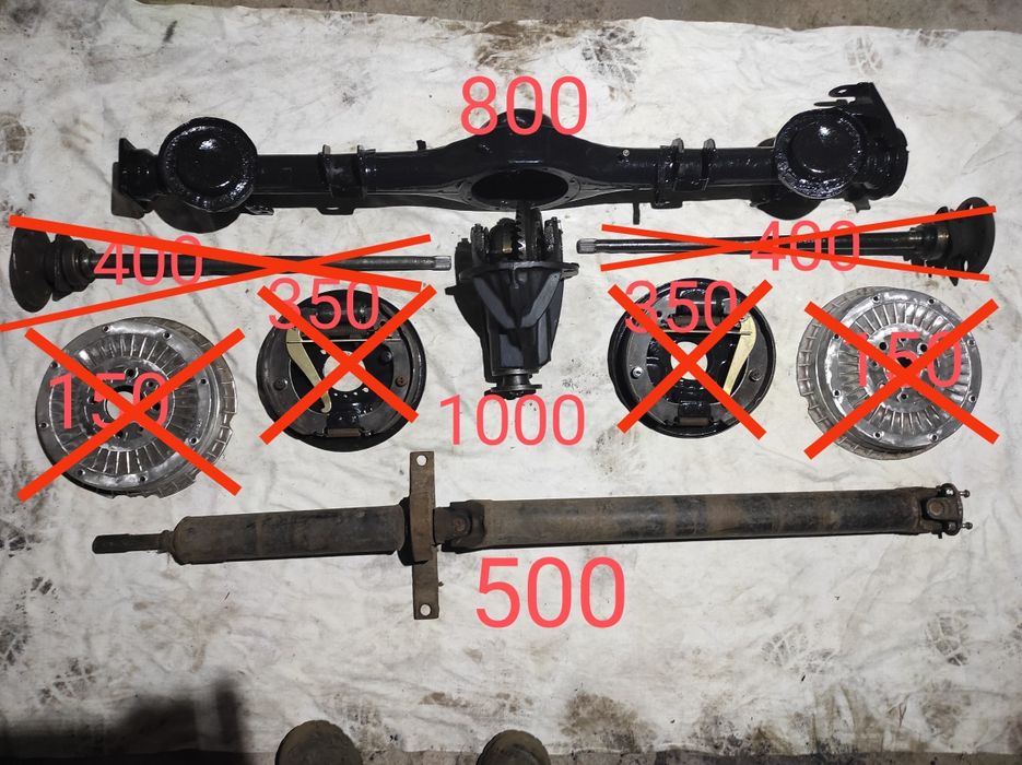 Чулок заднего моста. Кардан. Редуктор Ваз 2101-2107