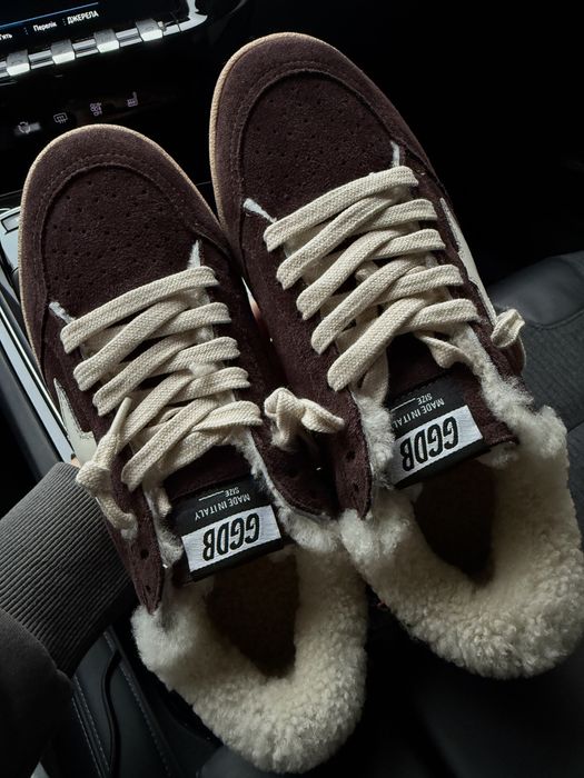 кеди утеплені кросівки жіночі ggdb golden goose голден гус  шкіряні