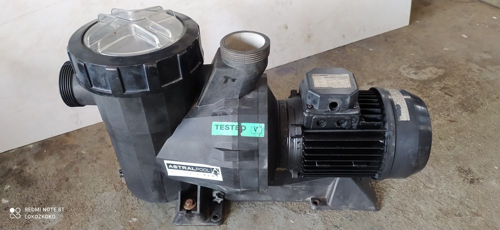 Duża pompa basenowa Astral VICTORIA PLUS Q=26m3/h Moc 1,48kW