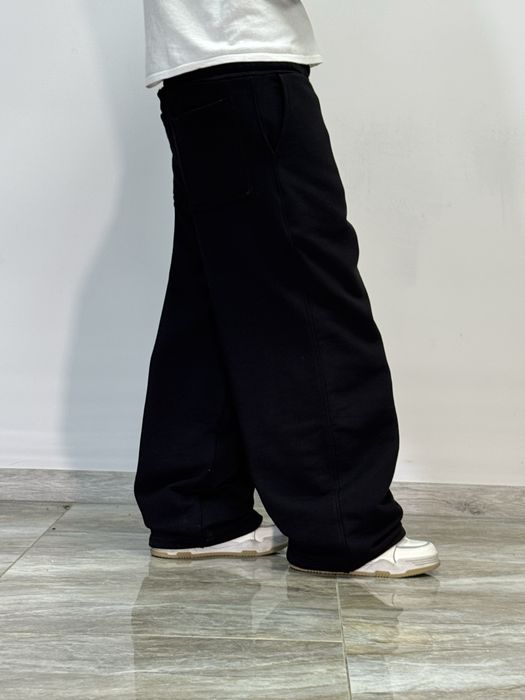 Широкі чорні спортивки Baggy Sweatpants jogger широкие штаны flared