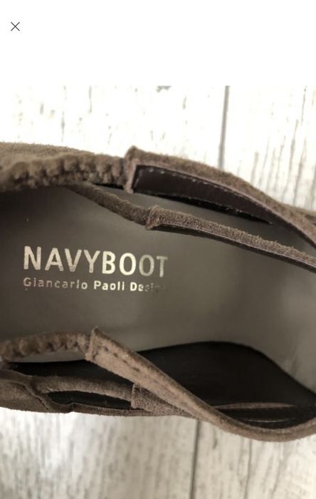 Брендові, замшеві туфлі giancarlo paoli