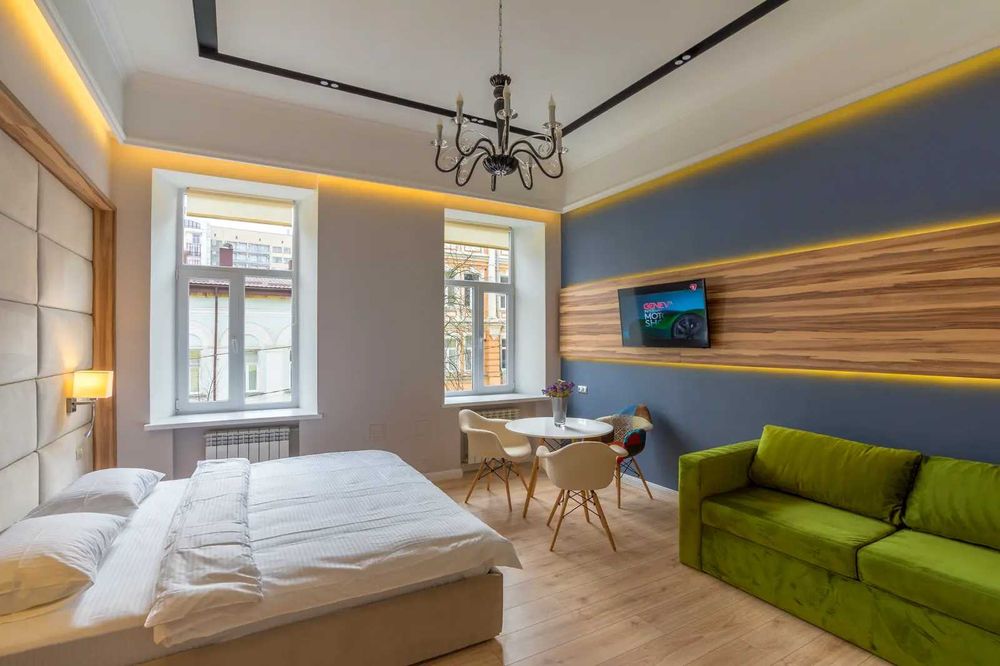 Оренда! розкішна квартира в історичному центрі Києва (1-к студія).