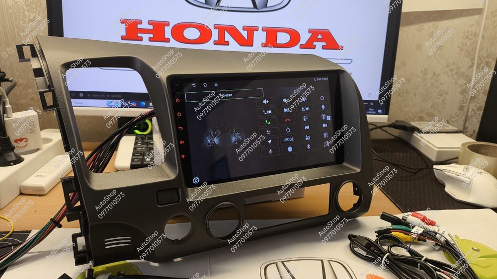 ‼️+Регістратор‼️Магнітола Honda civic 4D/hybrid  Android 2/32gb, 4/64g
