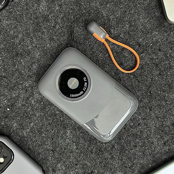 Powerbank Dudao K21 Mini 10000mAh 22.5W USB-A / USB-C - szary