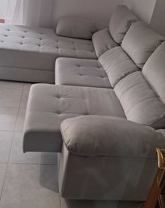 Sofá novo de veludo!