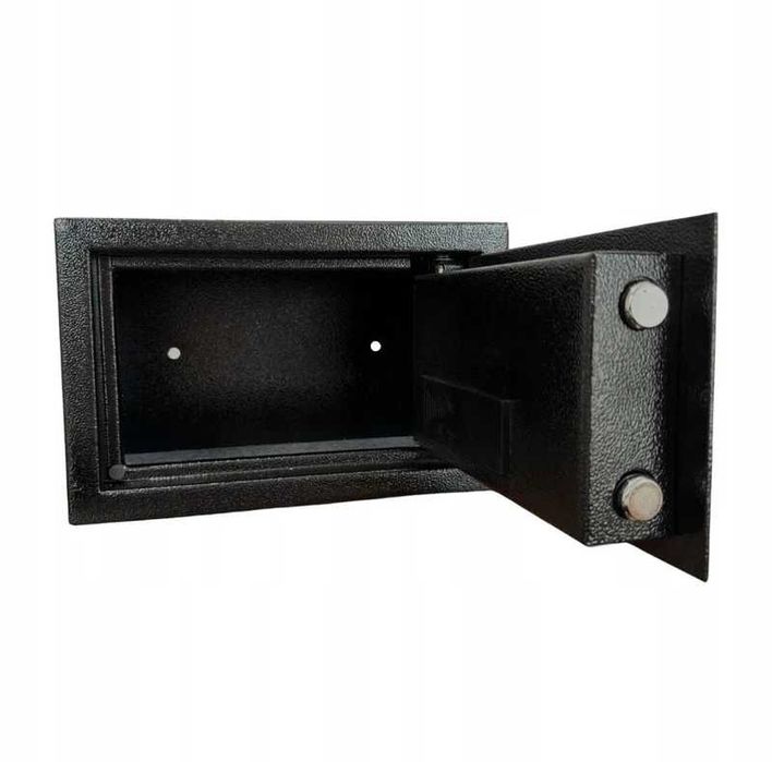 Solidny Sejf Elektroniczny Domowy Na Szyfr 2 Klucze Kasa Pancerna