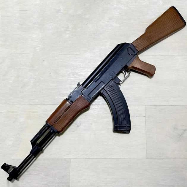 Іграшковий автомат Калашнікова дитячий АК-47 металевий ZM 93 зі знімним прикладом довжина 87 см