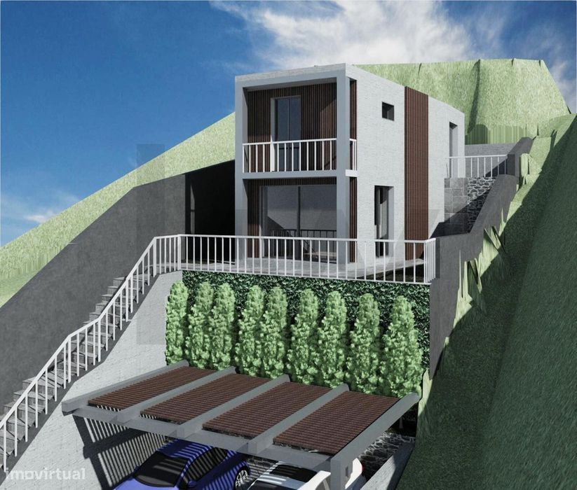 Projeto aprovado | Moradia T2 | Piscina | 2 Estacionamentos | Construç