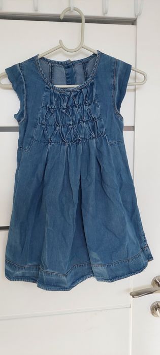 Sukienka z cienkiego jeansu 104/110