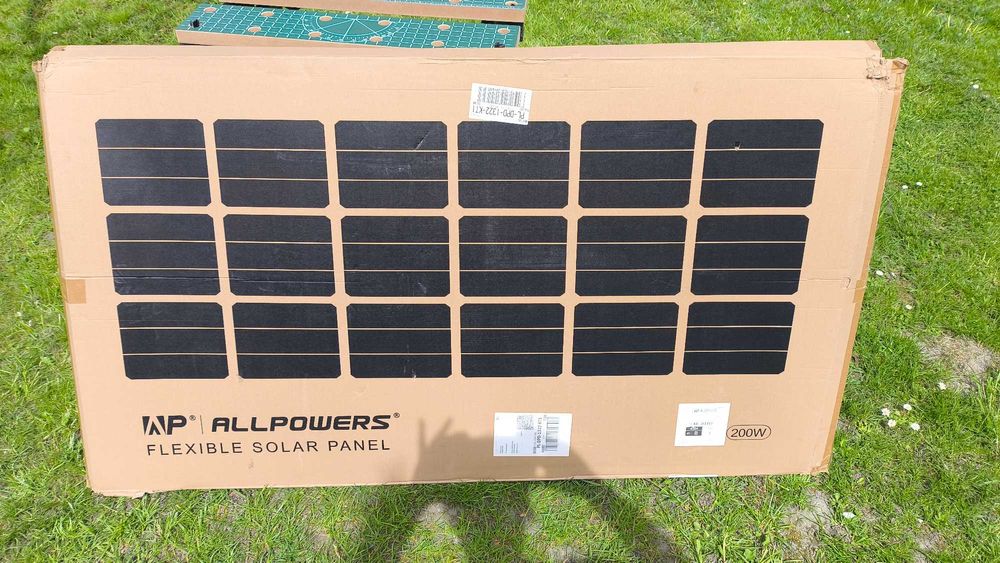 AllPOWERS SF200 200W Panel Solarny Elastyczny Fotowoltaiczny PV Monokrysztal Jak Nowy Okazja!!