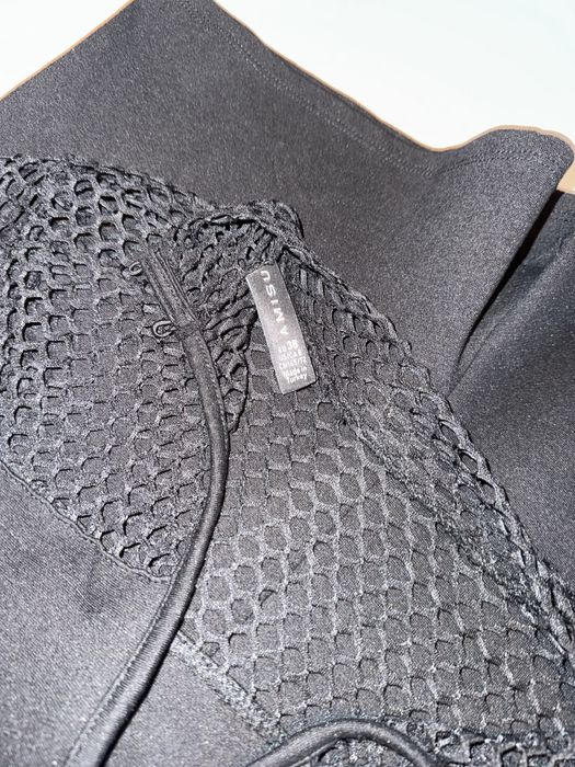 Трикотажный комбинезон-шорты с сетчатыми рукавами