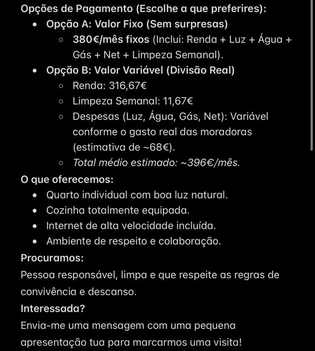 Quarto a 800 metros da Fertagus Fogueteiro