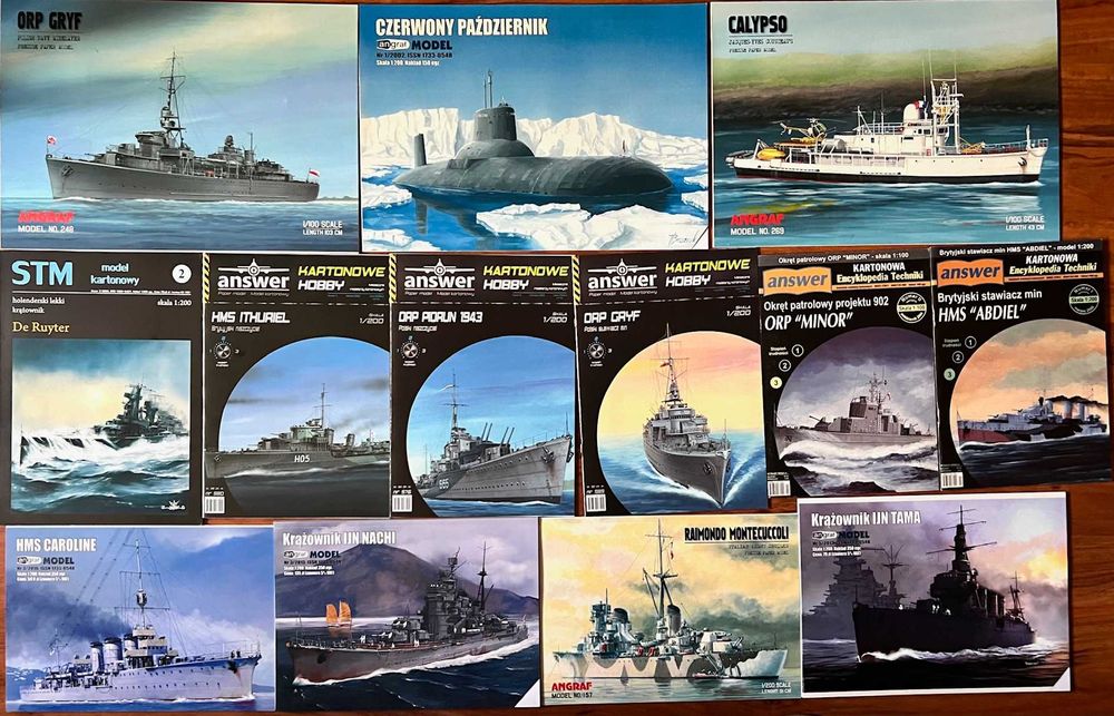 Sprzedam modele kartonowe