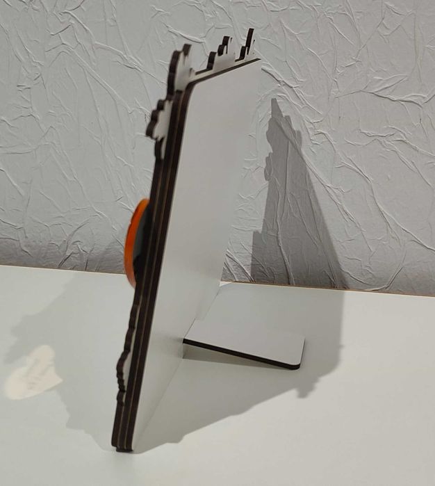 Ramka na zdjęcie z dow. grawer biała Dzień Babci Dziadka 10x15 złote