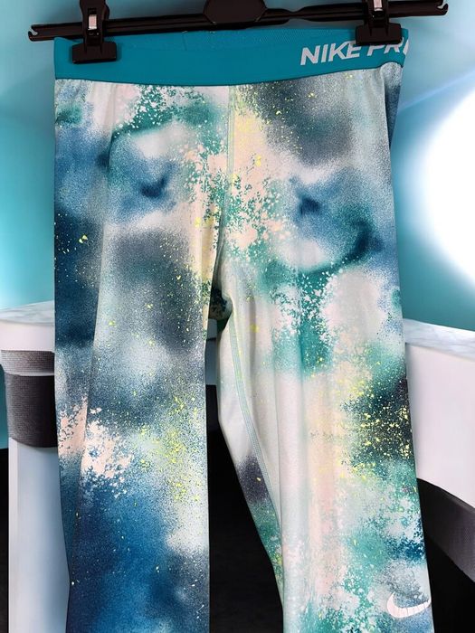 Nike Pro roz. M damskie legginsy sportowe 7/8 bieganie