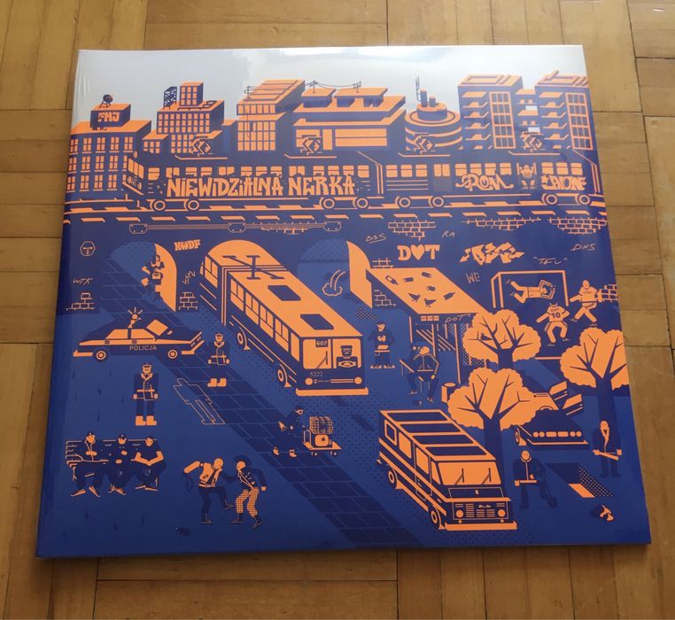 Niewidzialna Nerka mixtape 2LP winyl folia vinyl Steez